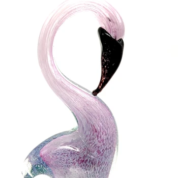 Праздничные украшения Переливающийся фиолетовый фламинго Стекло Океан Причудливый
