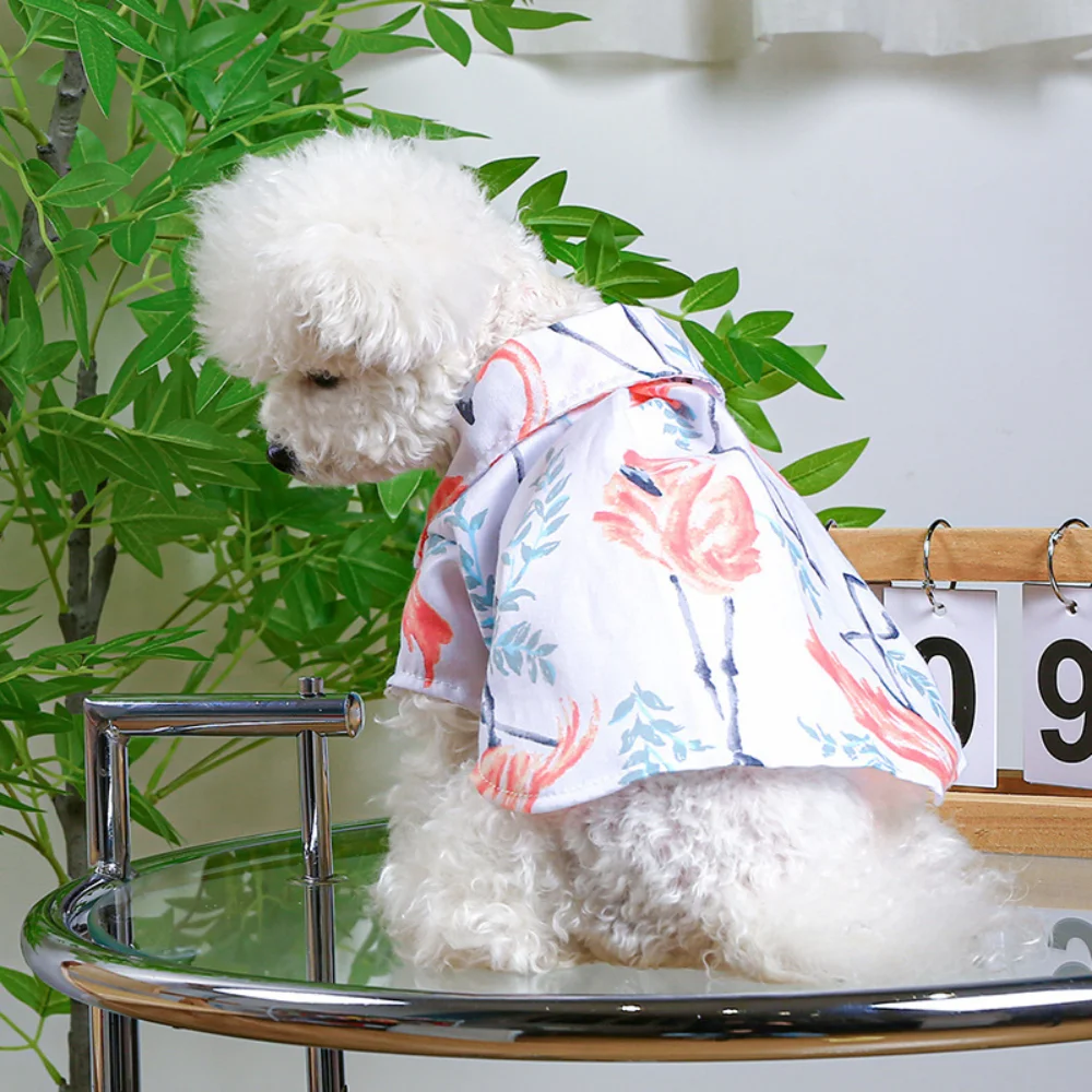 Рубашка для щенков Лето Весна Домашние животные Мода Мультяшная одежда Маленькая собака Милая дизайнерская пижама Кошка Милая пижама Пудель Йорки Чихуахуа