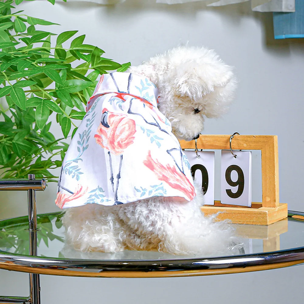 Рубашка для щенков Лето Весна Домашние животные Мода Мультяшная одежда Маленькая собака Милая дизайнерская пижама Кошка Милая пижама Пудель Йорки Чихуахуа