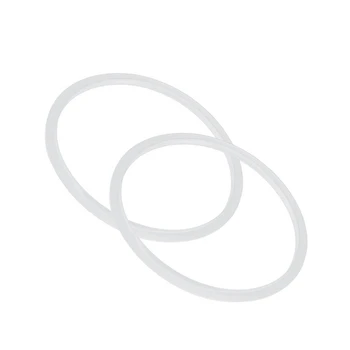 Силиконовая прокладка Уплотнительное кольцо для скороварки 22 см Внутренний диаметр, 6 шт., прозрачное