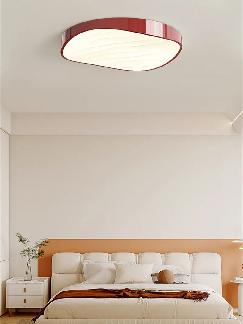Современный простой потолочный люстра Спальня Креативный ресторан Потолочный светильник Гостиная Декор коридора Трихроматический свет