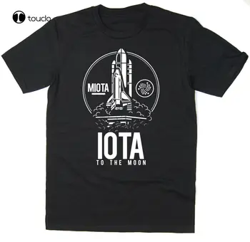 Футболка Iota To The Moon - Btc Miota Bitcoin Crypto - 6-цветная футболка Custom aldult Teen унисекс с цифровой печатью Футболка