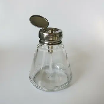  Часы Ремонт спиртовой стеклянной конической бутылки с насосом 220 мл Колба для дозатора жидкости