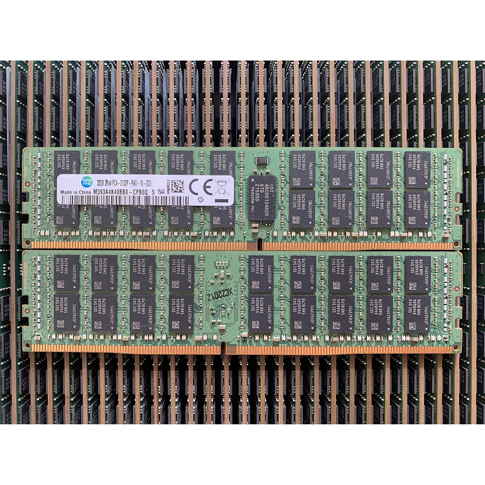 1 шт. Для Samsung RAM DDR4 2133 32 ГБ 32G 2RX4 PC4-2133P-REG ECC Серверная память Быстрая доставка Высокое качество M393A4K40BB0-CPB0Q 