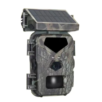 1 шт. ИК-камера слежения на открытом воздухе водонепроницаемая IP65 Исследование диких животных с солнечными панелями