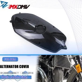 100% 3K Carbon Fiber Аксессуары для мотоциклов Защита крышки генератора Крышка обтекателя для BMW R NINE T 3K 2019-202