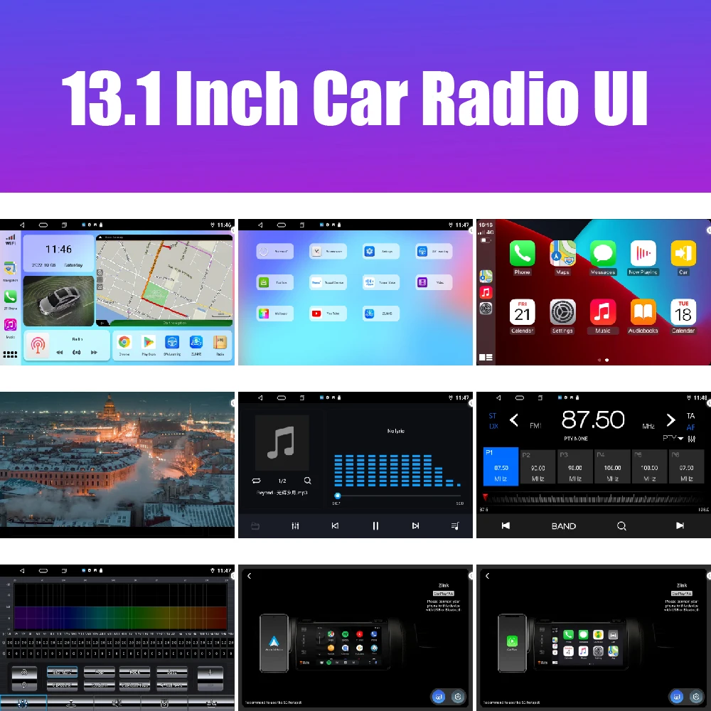 13,1 дюйма Автомагнитола для Chevrolet OPTRA BUICK AC Авто DVD GPS Навигация Стерео Carplay 2 Din Central Multimedia Android Auto