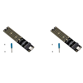 2 комплекта адаптера жесткого диска NGFF M.2 B Key SATA SSD на карту расширения USB3.1 Type-C 10G M 2 B Key Sataadapter JMS580