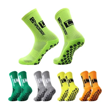 2023 Новые ANTI SLIP Футбольные носки до середины икры Нескользящий футбол Велоспорт Спортивные носки Мужские теплые носки