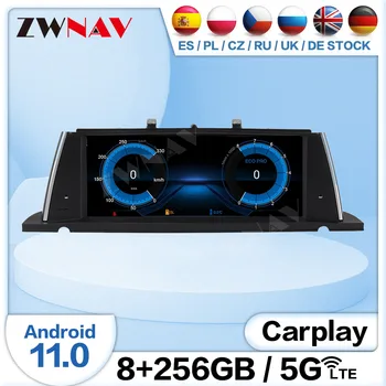 256G Carplay Android 11 для BMW 5 серии F07 GT 2011 2012 2013 2014 2015 2016 2017 Автомобильный GPS-радиоприемник Аудио Стерео Головное устройство