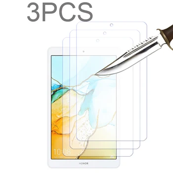 3PCS Стеклянная защитная пленка для экрана Honor pad 5 8.0 8'' защитная пленка для планшета 9H твердость против пыли