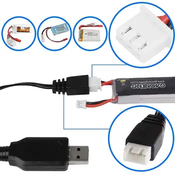7,4 В Светодиодный индикатор 1000 мА Кабели зарядного устройства USB Зарядное устройство Литий-ионный аккумулятор RC Игрушки Зарядное устройство