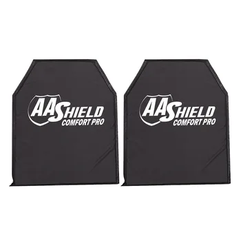 AA Shield Comfort-Pro Пуленепробиваемая мягкая бронежилет Баллистическая вставка для самообороны NIJ HG2 / IIIA 10 x 12 Стрелковая пара