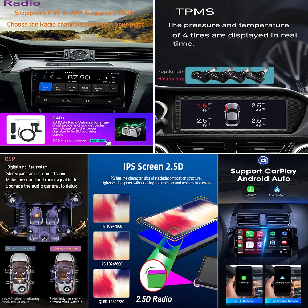 Android 13 для Nissan Note 2 E12 2012 - 2021 Автомагнитола NO 2Din Стерео Мультимедийный плеер GPS Навигация Carplay 4G WIFI Головное устройство