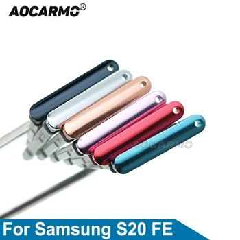 Aocarmo Для Samsung Galaxy S20 FE Лоток для SIM-карты Держатель слота MicroSD Запасные части