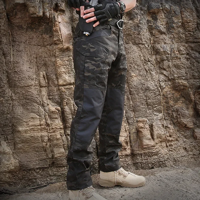 Archon IX6 Тактические брюки Мужские водонепроницаемые свободные рабочие брюки с несколькими карманами Многокарманные военные камуфляжные штаны Legends