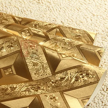 beibehang фольгированные золотые обои для спальни гостиной safa обои рулон papel de parede 3d папье-пепье-пейнт Настенное покрытие Decor