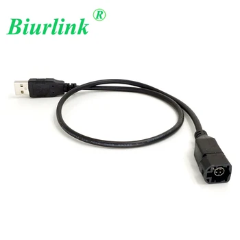 Biurlink 4Pin Автомобильный CD-чейнджер Порт USB Аудио Входной Кабель Адаптер Для Volkswagen BORA Sagitar Magotan Touran Octavia Fabia lavida