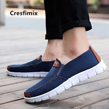 Cresfimix mannen schoenen мужская мода удобные мокасины мужские повседневные весна и лето противоскользящая обувь cool shoes a5287