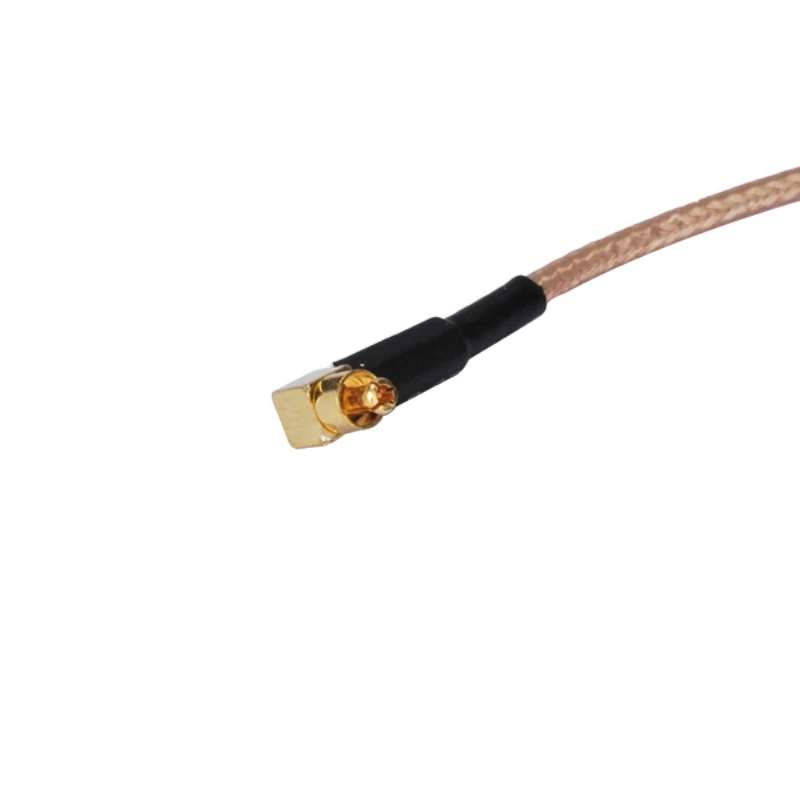 Eightwood 50 см RF коаксиальный кабель для подключения MC-карты под прямым углом к MMCX Штекерный прямоугольный кабель RG316 для опции беспроводной