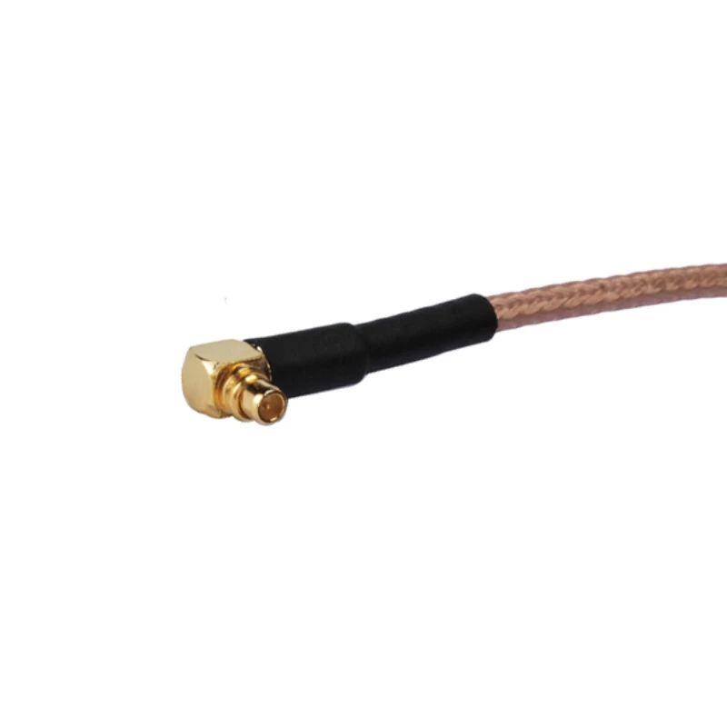 Eightwood 50 см RF коаксиальный кабель для подключения MC-карты под прямым углом к MMCX Штекерный прямоугольный кабель RG316 для опции беспроводной