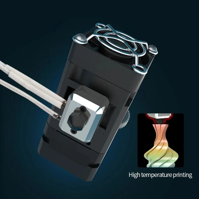 F3KE Модернизированный экструдер 500 °C 3D-принтер Прямой экструдер Высокотемпературный экструдер с PT100 Max31865 для 3D-принтера