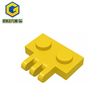 Gobricks GDS-90016 Шарнирная пластина 1 x 2 с 3 пальцами сбоку, совместимая с lego 2452 Строительные блоки игрушки подарки