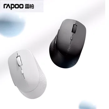 Rapoo M300 Беспроводная Bluetooth-мышь без звука Эргономика 1600 точек на дюйм Офисная игра Mac Настольная мышь для ноутбука для отправки друзьям Рождественский подарок