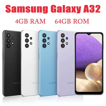 Samsung Galaxy A32 5G A326U1 A326U1 / DS 6,5 дюйма 4 ГБ ОЗУ 64 ГБ ПЗУ NFC Восьмиядерный сотовый телефон Оригинальный разблокированный смартфон