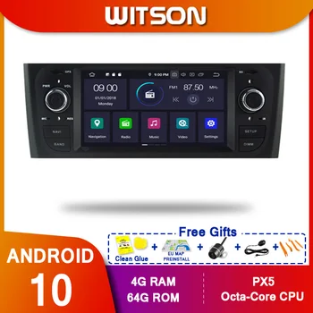 WITSON! Android 10.0 Восьмиядерный PX5 АВТОМОБИЛЬНЫЙ DVD-плеер Для FIAT OLD PUNTO IPS ЭКРАН 4 ГБ ОЗУ 64 ГБ ПЗУ АВТОМОБИЛЬНАЯ GPS НАВИГАЦИЯ