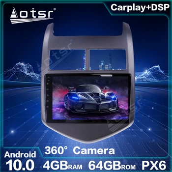  Авто GPS Навигация Авто Стерео Блок Для Chevrolet Aveo 2011-2015 Multi-DVD Android 10.0 4G 64 ГБ 360 Камера Авто Радио Мультимедиа