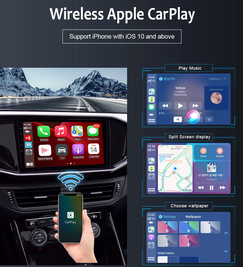 Автомагнитола Android 13 для Kia Optima 4 JF 2015 - 2020 Мультимедийный видеоплеер Навигация Стерео GPS Android 2Din Carplay Auto DVD