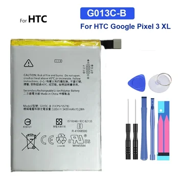  Аккумулятор Kikiss G013C-B 3430 мАч для батарей HTC Google Pixel 3 XL 3XL Pixel3 Bateria