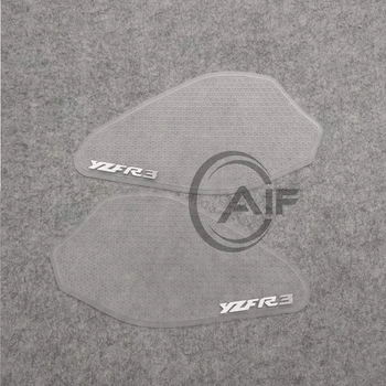 Водонепроницаемая и устойчивая к царапинам резиновая наклейка на боковой стороне накладки бака Для Yamaha YZF-R3 2019-2023