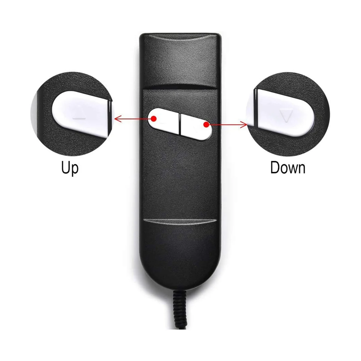 Замена пульта дистанционного управления креслом, 5-контактный 2-кнопочный пульт дистанционного управления с электроприводом для Okin Limoss Pride - локоть