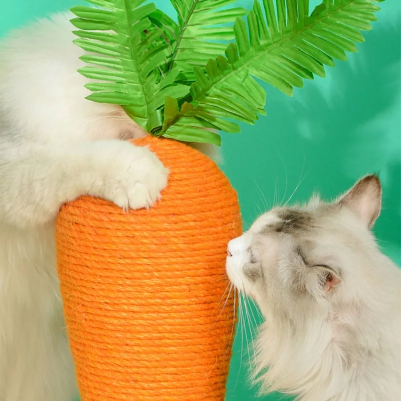 Интерактивная игрушка для домашних животных в форме моркови, когтеточка для кошки, царапина, когтеточка для домашних животных, безвредный материал