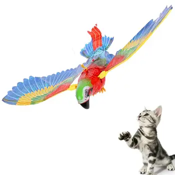 Интерактивная Летающая Птица Кошка Игрушка Интерактивные Животные Игрушки Забавная Вращающаяся Симуляция Птица Орел/Попугай Симуляция Птица Интерактивная
