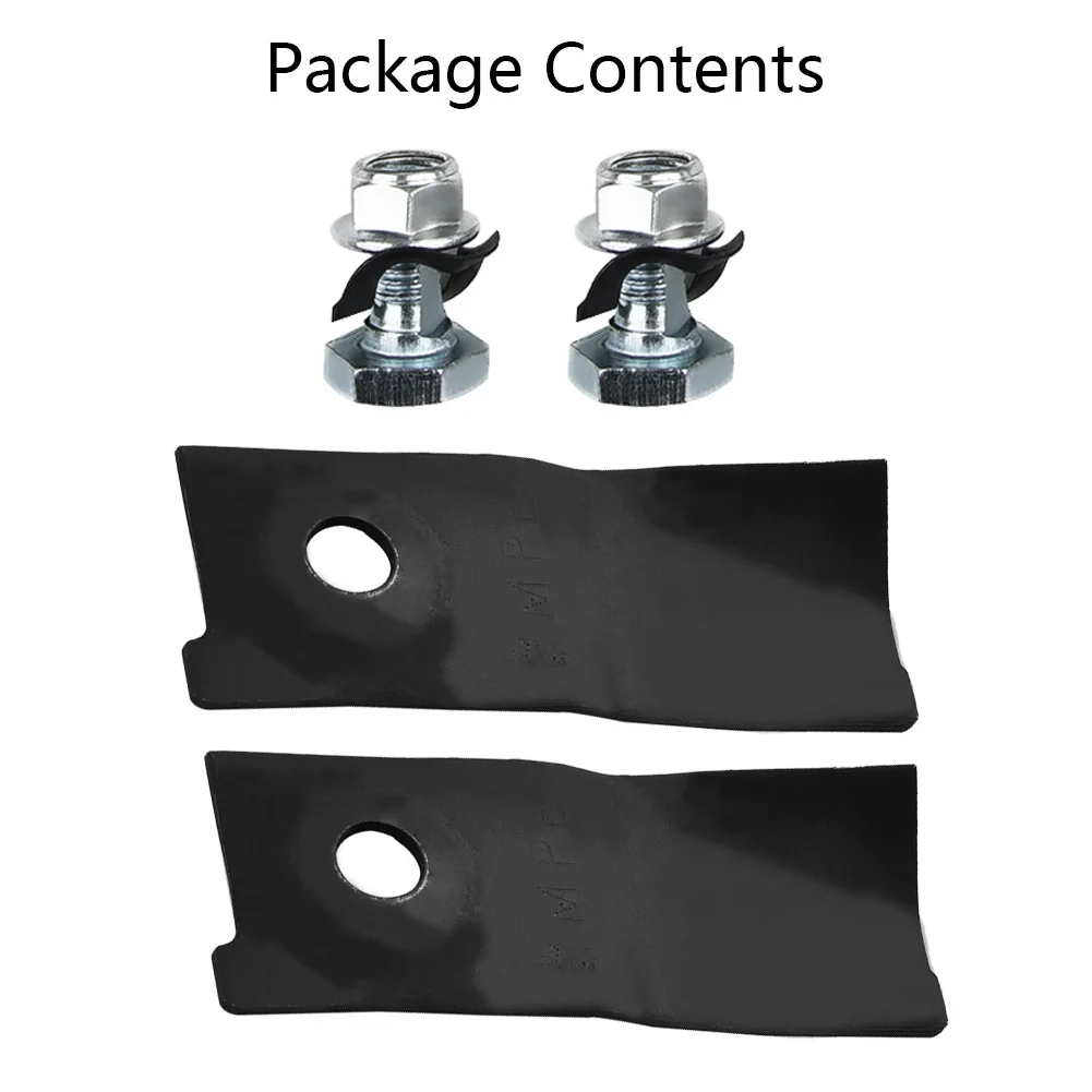 Металл Высококачественные закаленные лезвия косилки Черный Подходит для Masport 200 300 400 500 600 Лезвия и болт Hot Pro 4 шт./компл.