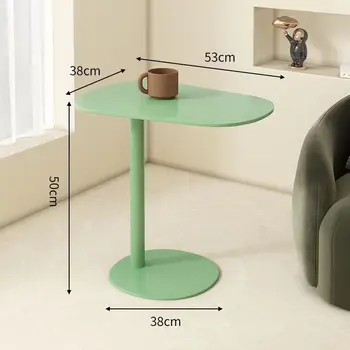 Минималистичный журнальный столик Современный простой приставной столик Мобильный столик для хранения чая Диванные столы Mesa Скандинавское железо Искусство Мебель для гостиной