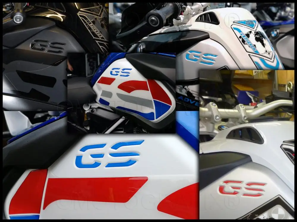 Мотоцикл 3D боковые наклейки на топливный бак мото кузов GS наклейка с логотипом наклейка для BMW R1200GSA R1250GSA 2014-2019 r1200 1250 gsa GS знак