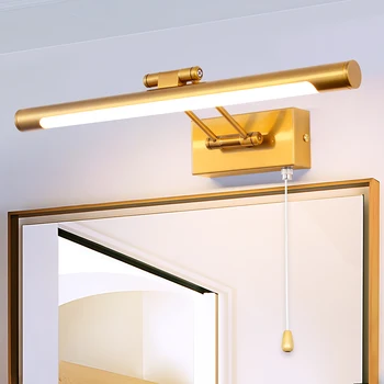  настенное бра 8 Вт, зеркало в ванной комнате светодиодный светильник для картин с поворотным переключателем для спальни прикроватные светильники