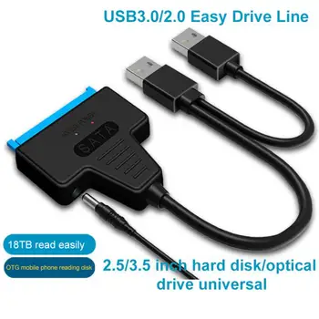 Новый USB-кабель SATA 3 Адаптер SATA-USB 3.0 Поддержка до 6 Гбит/с2,5-дюймовый внешний твердотельный накопитель HDD Жесткий диск 22-контактный SATA III A25 2.0