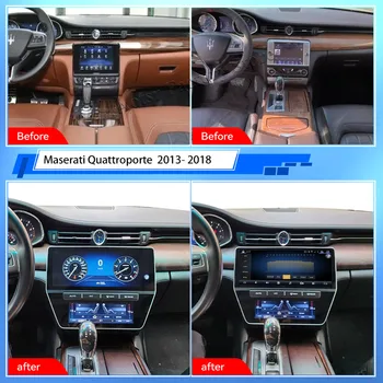 Обновление 2023 Android12 для Maserati Quattroporte Android 2013- 2018 Автомагнитола Qualcomm Мультимедийный плеер GPS-навигация Плата переменного тока