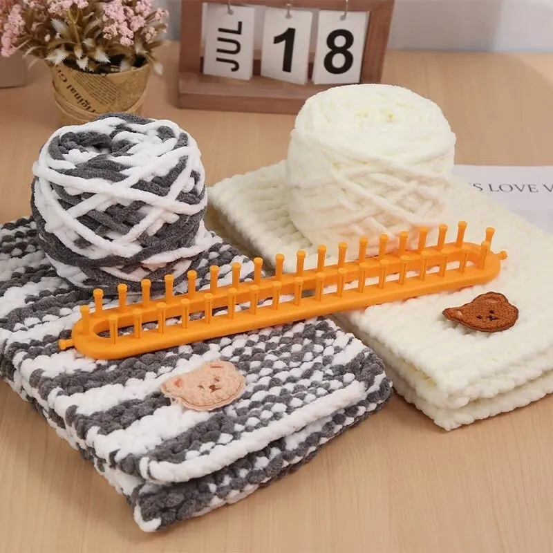 Пластиковый инструмент для сшивания носков с помпоном и шаши - Вязальный ткацкий станок своими руками
