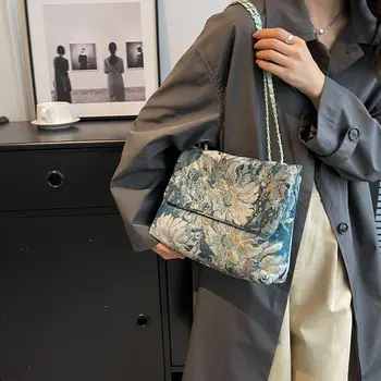  Пляжные сумки для женщин 2023 года Шикарная сумка через плечо Женская сумка Сумка большой емкости Сумка для покупок в этническом стиле Модная сумка-тоут Женские сумки