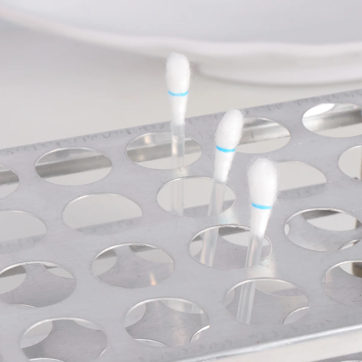 Портативная стойка для пробирок Алюминиевый держатель пробирки для сбора крови Органайзер для хранения школьного оборудования для лаборатории (40x125)
