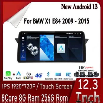 Система Android 13 для BMW X1 E84 2009 - 2015 iDrive CIC BT IPS Экран Авто Радио Стерео Видео Плеер Мультимедиа GPS Навигация