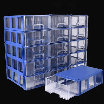 Толстые пластиковые детали Шкаф Комбинированный ящик Ящики для компонентов Коробка для строительных блоков Ящики для домашнего хранения Принадлежности Ящик для инструментов