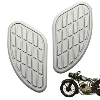 Универсальная накладка топливного бака мотоцикла Боковая наклейка на бензобак Коленная рукоятка Протектор Винтажные боковые панели для большинства мотоциклов