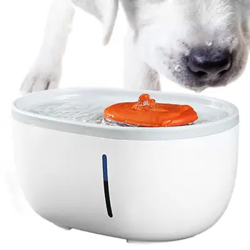Фонтан для кошек Диспенсер для воды для собак большой емкости с тихим водяным насосом Электрический питьевой фонтанчик для кошек и собак